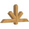 Ekena Millwork Kennewick Rough Sawn Timber Gable Bracket, Western Red Cedar, 48"W x 22"H x 4"D x 4"F, 11/12 Pitch GBW048X22X0404KEN00RWR - alternate 5